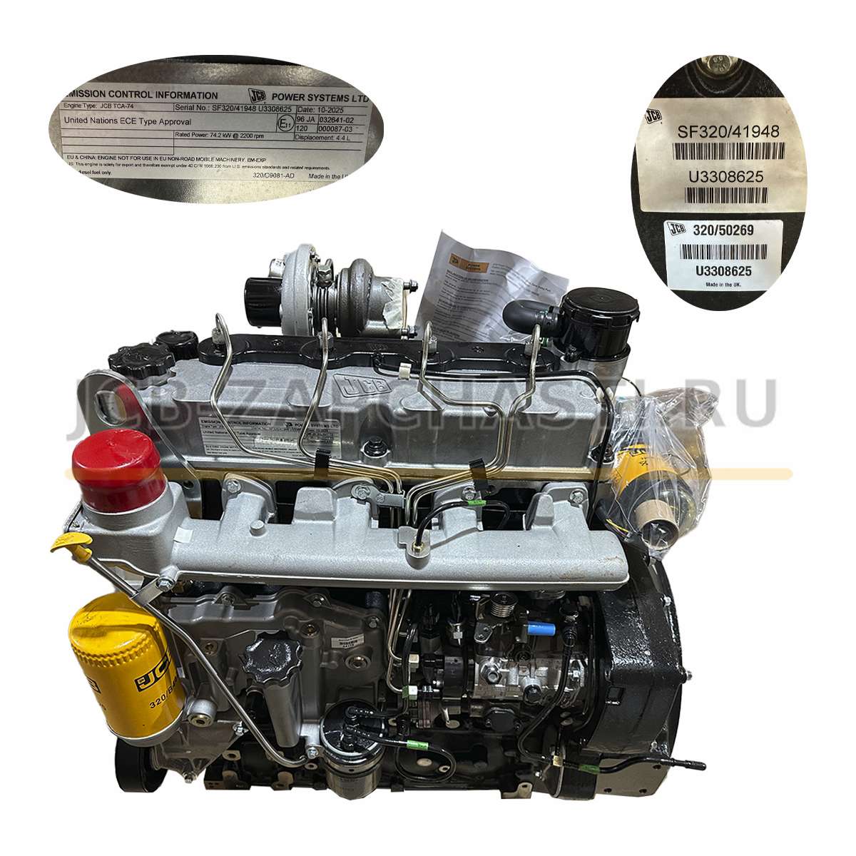 Двигатель в сборе SF GA TCA ENG 74kW 12V 320/41948 320/50269 JCB