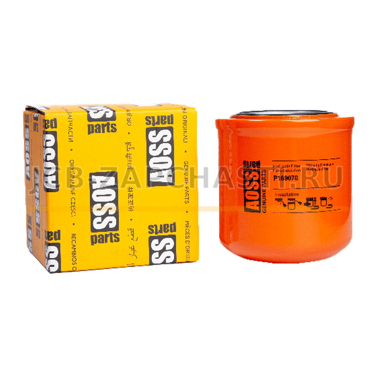 Фильтр гидравлический ST30254 (1/20) HLX-6973 P169078 JS-2073 6686926 HF35006 AOSS