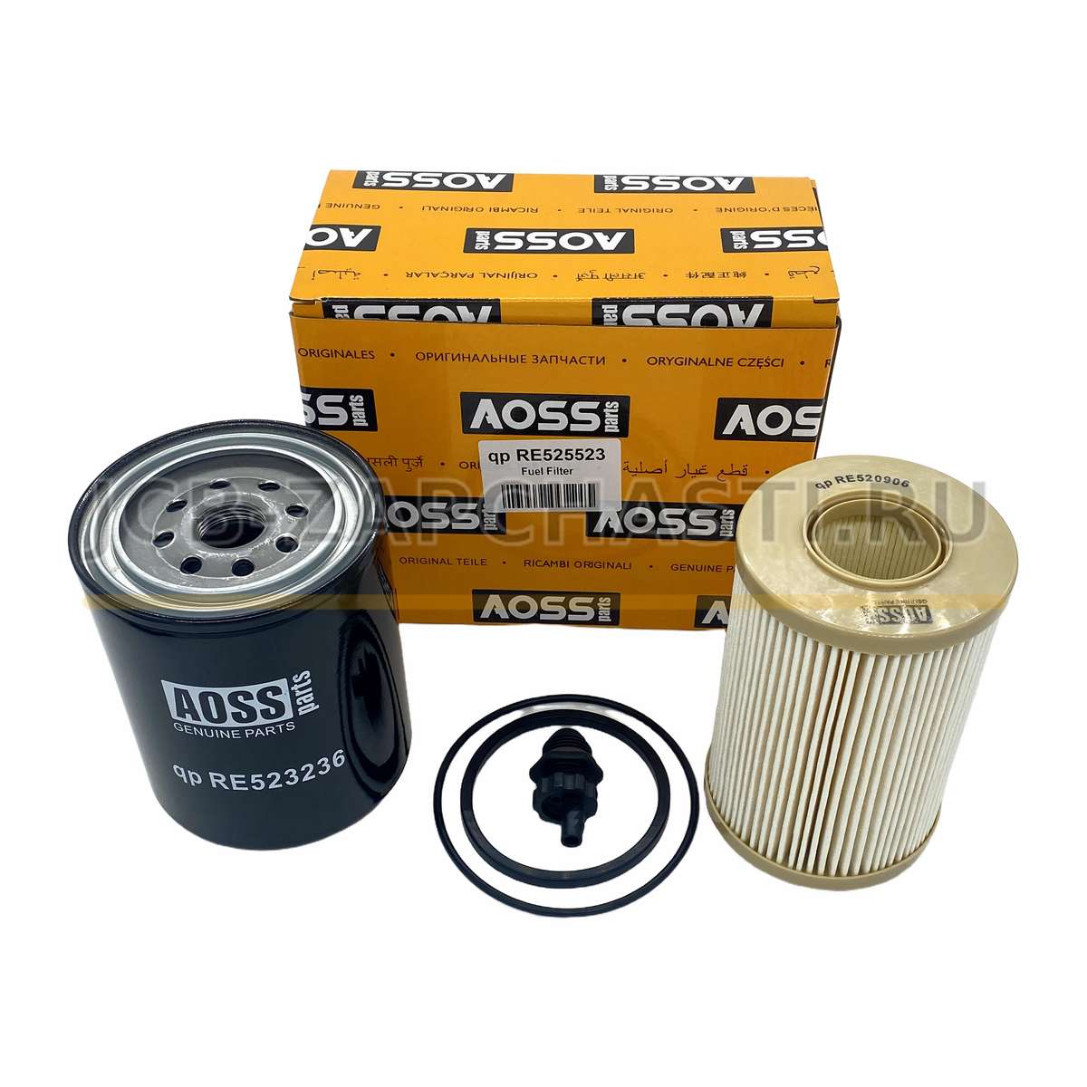 Фильтр топливный комплект RE525523 (RE523236 + RE520906) AOSS