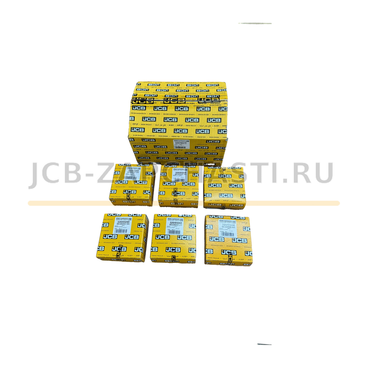 Вкладыш коренной комплект STD,SB 320/09335 320/09253 320/09473 АНГЛИЯ JCB