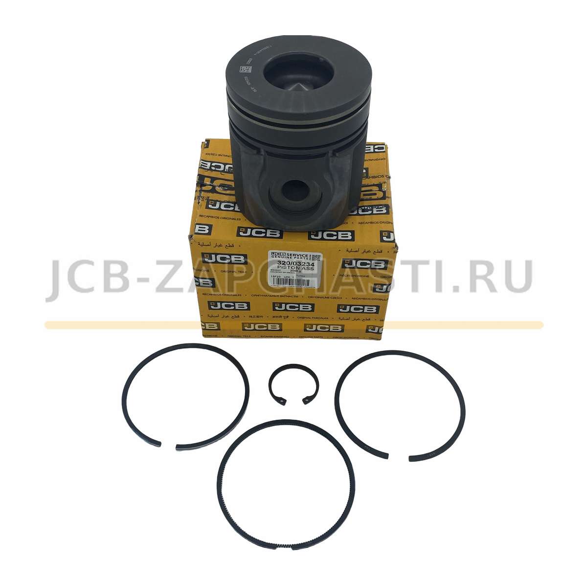 Поршень SB 1 ремонт с кольцами 320/09238 JCB
