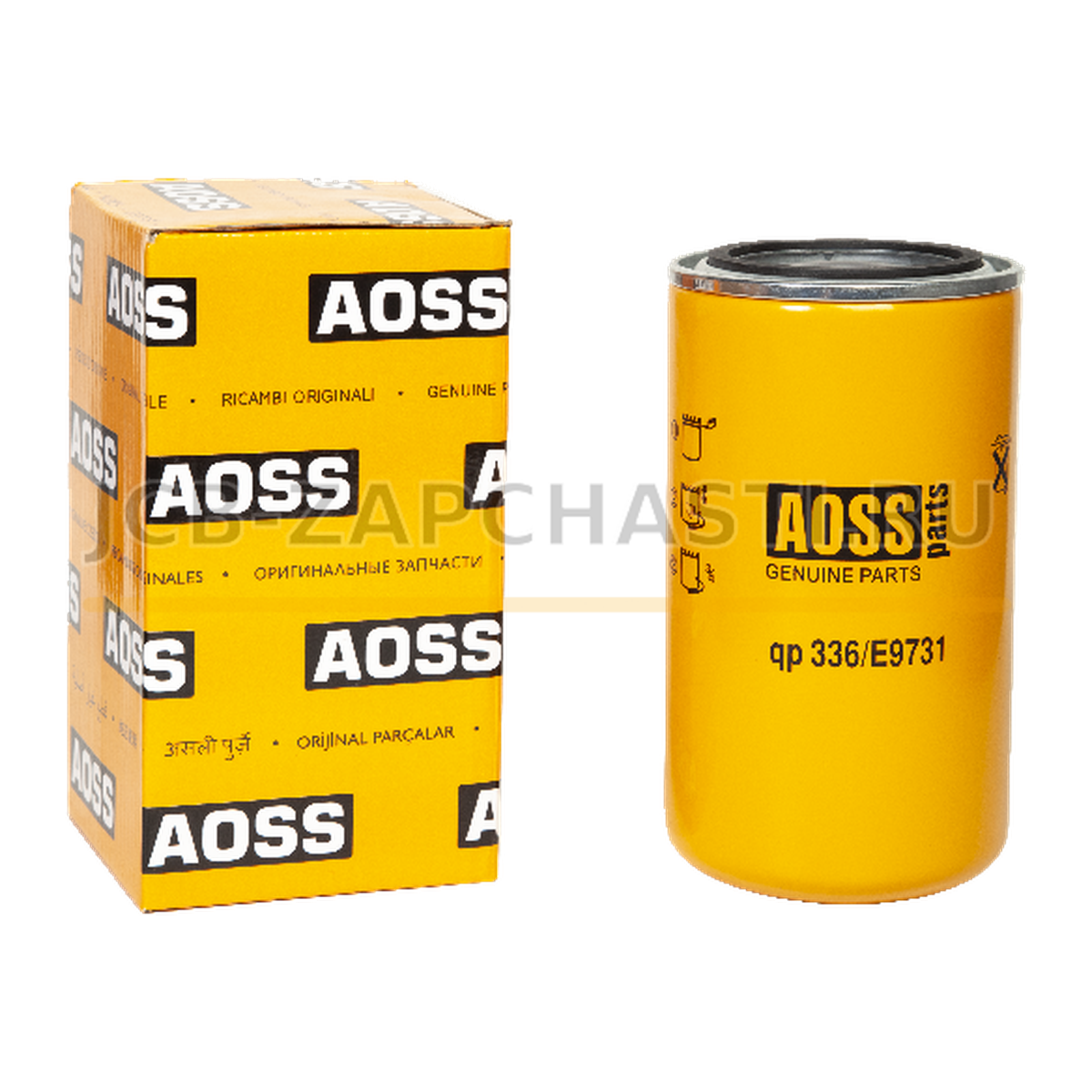 Фильтр топливный 332/Y3163 333/Y2490 FS1280 3930942 336/E9731 AOSS